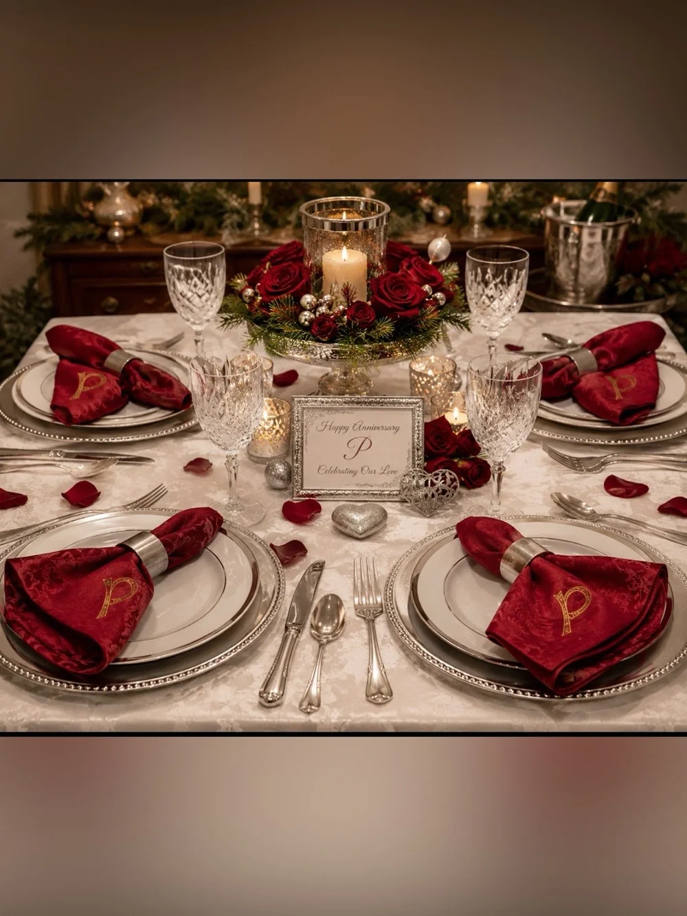 Vtg Cloth Napkins MONOGRAM 